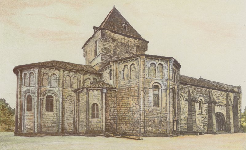 Saint-Maurice, Kirke, Set N af French Photographer