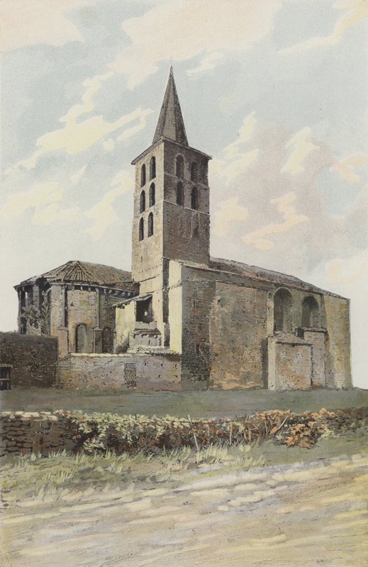 Saint-Papoul, Kirke, Ensemble N af French Photographer