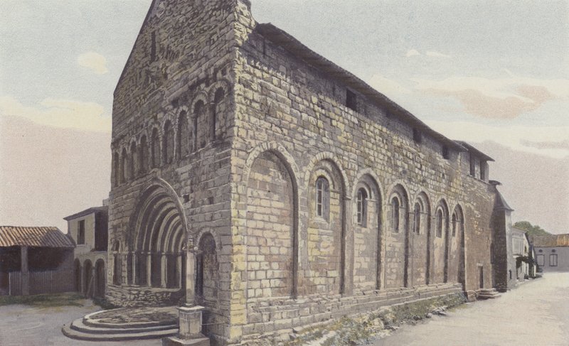 Saint-Privat, Kirke, Sammen S O af French Photographer