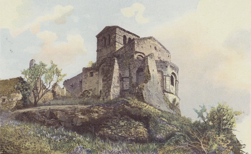 Saint-Romain-le-Puy, Kirke af French Photographer
