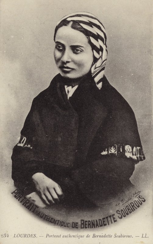 Sankt Bernadette af Lourdes af French Photographer
