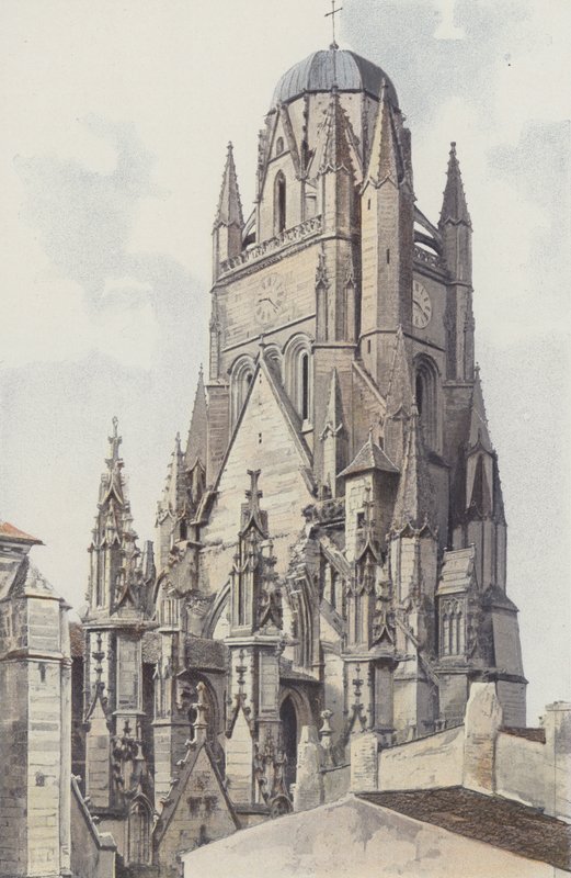 Saintes, Old Saint-Pierre Cathedral, N E View af French Photographer