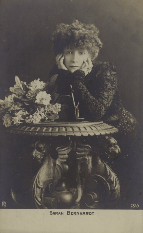 Sarah Bernhardt, fransk skuespillerinde af French Photographer