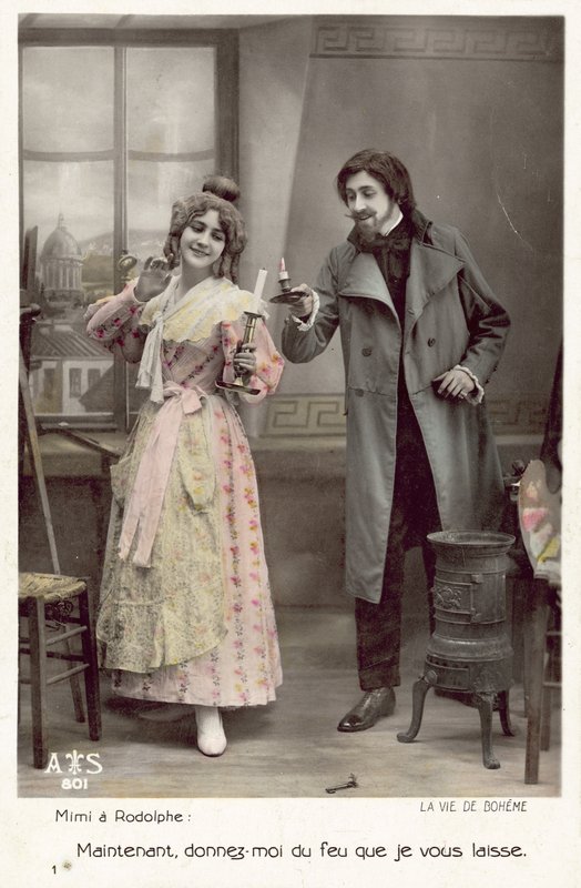 Scene fra La Vie De Boheme (farvefoto) af French Photographer