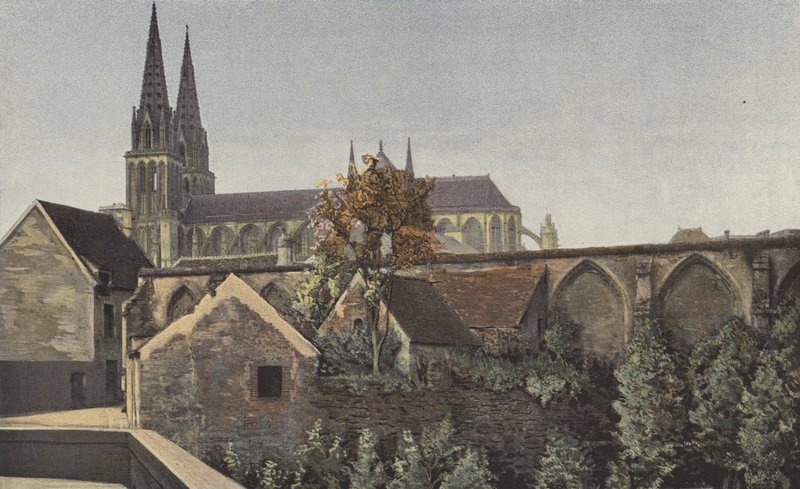 Sees, Cathedral, Ensemble S og rester af klosteret af French Photographer