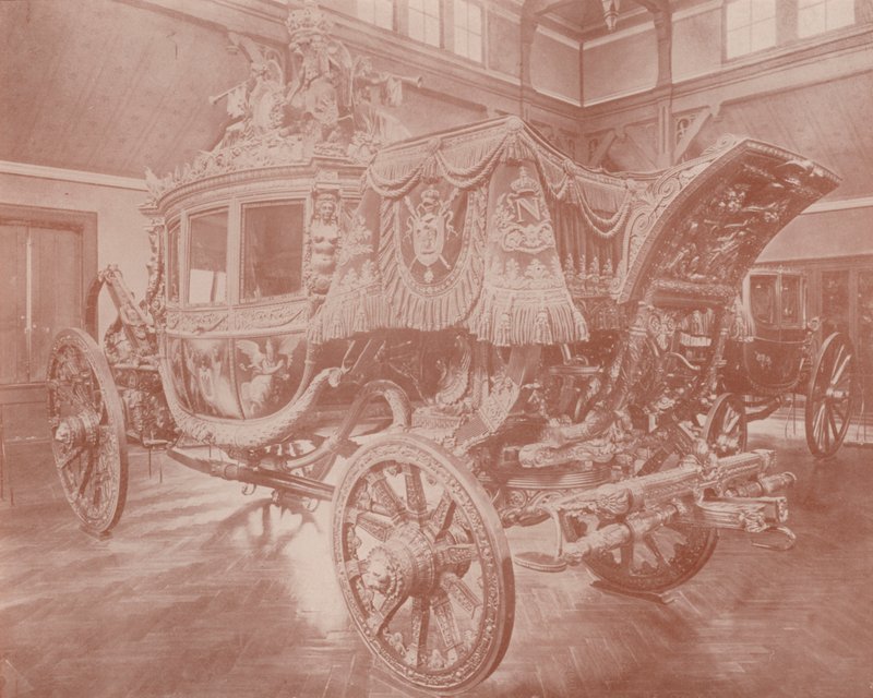 Prince Imperials statsvogn, Versailles (s/h foto) af French Photographer