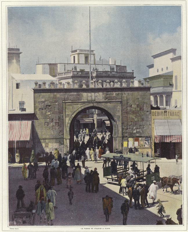 Havporten i Tunis af French Photographer