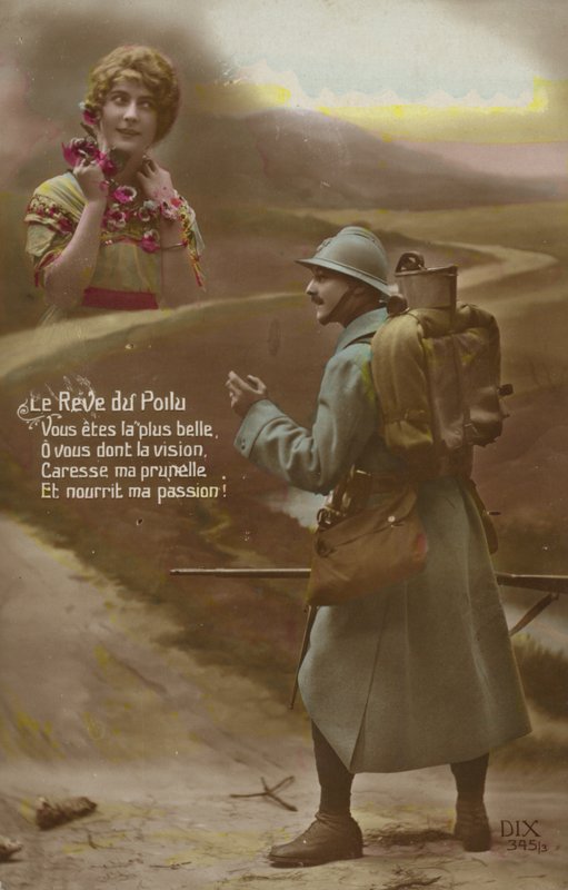 Drømmen om soldaten (tonet foto) af French Photographer