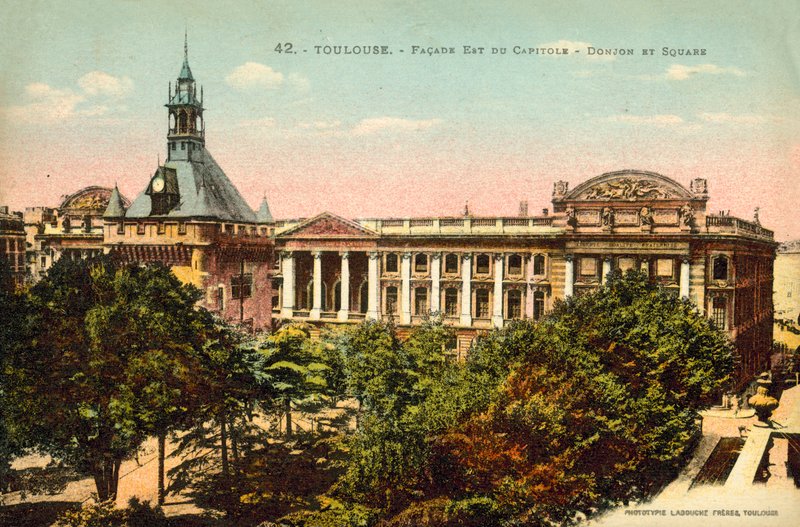 Toulouse, Capitol, Dungeon, Square af French Photographer