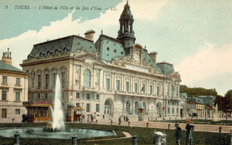 Rundvisninger, rådhus, vandstråler af French Photographer
