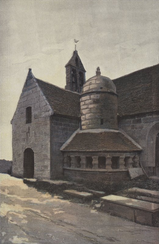 Tregastel, Kirke og ossuair af French Photographer