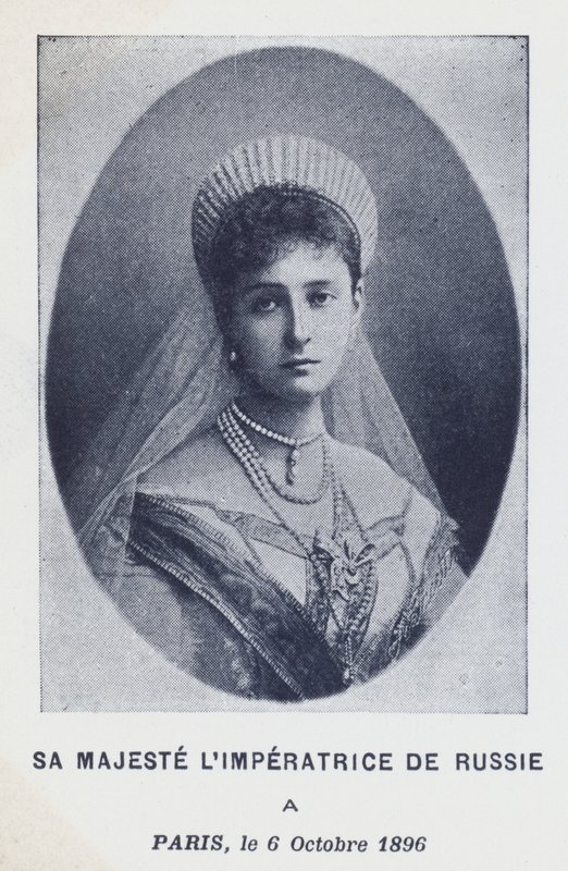 Tsarina Alexandra af Rusland i Paris, Frankrig af French Photographer