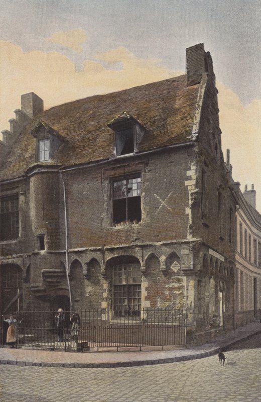 Valenciennes, Gammelt hus rue Notre-Dame af French Photographer