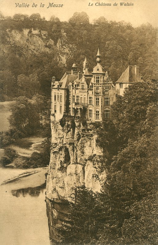 Meuse-dalen, Chateau De Walzin af French Photographer