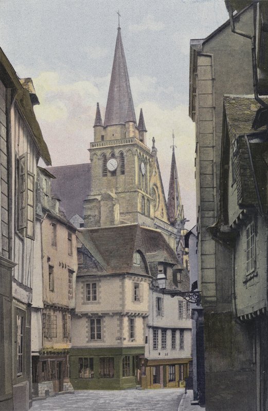 Vannes, katedralen og rue de l