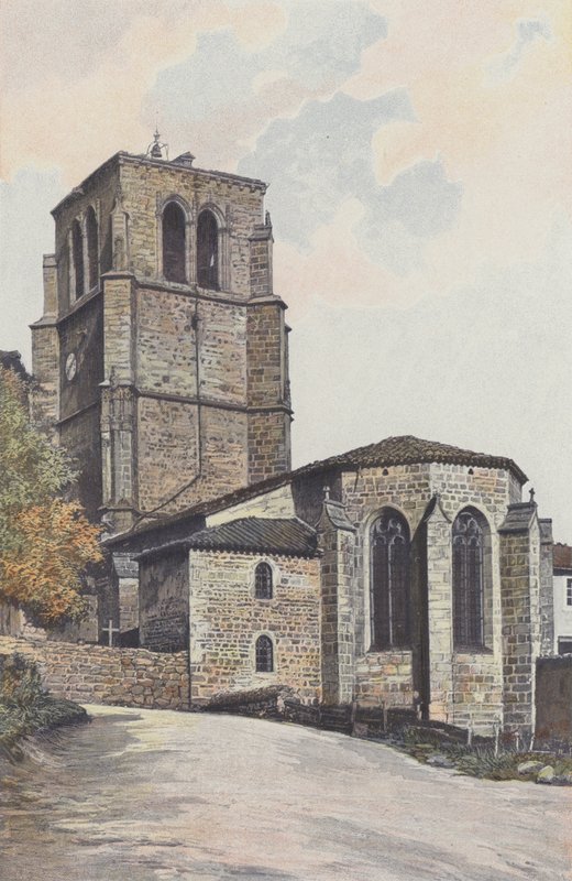 Verrieres, Eglise af French Photographer