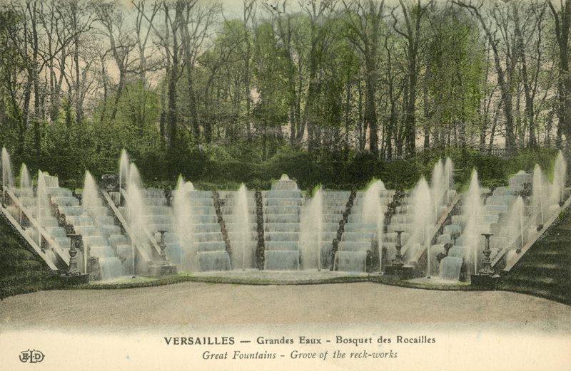 Versailles, Grand Eaux, Grove Of Rockeries af French Photographer