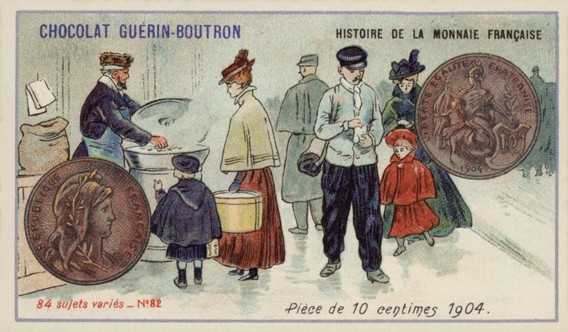 10 centimes styk af French School