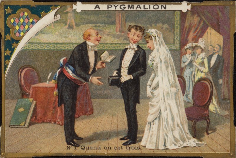 En Pygmalion af French School