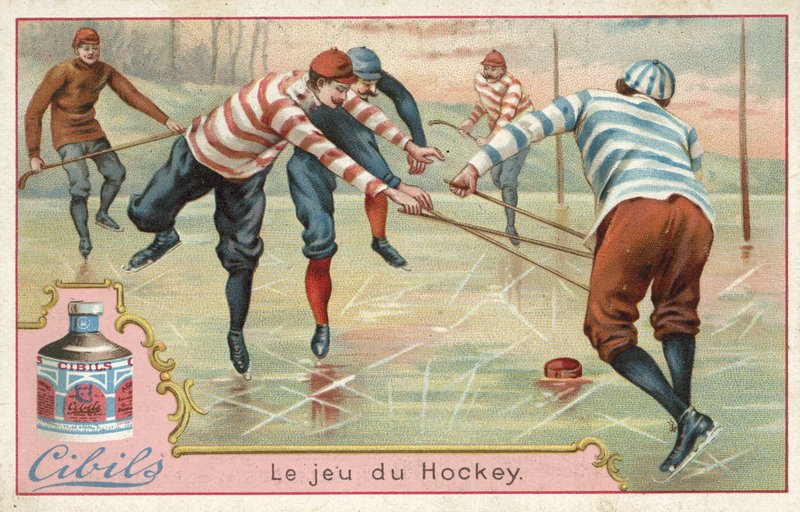 Et spil hockey af French School