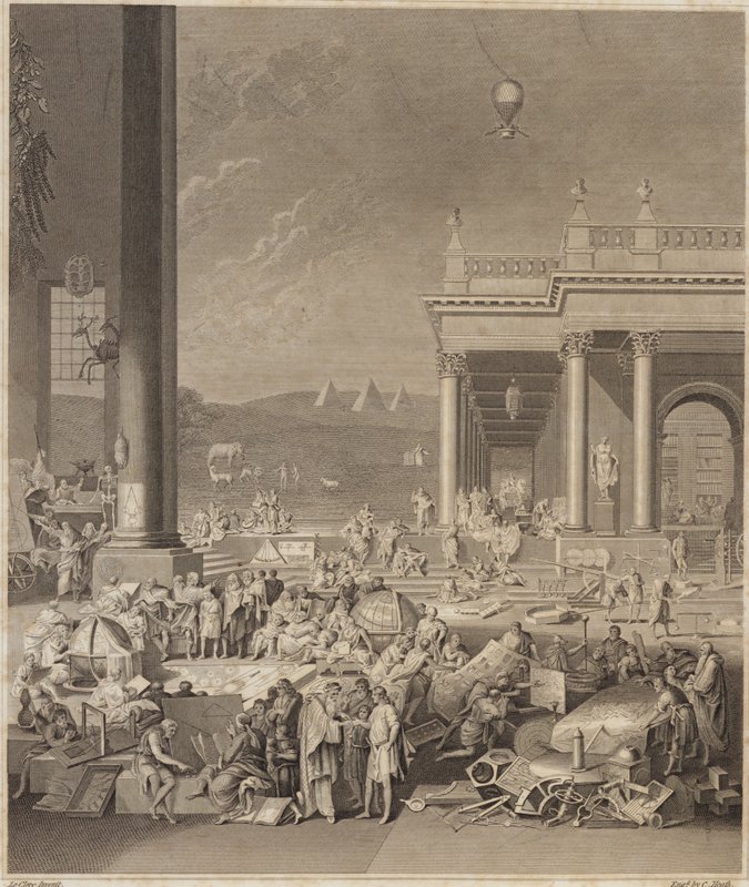 En scene for Encyclopaedia Britannica af French School