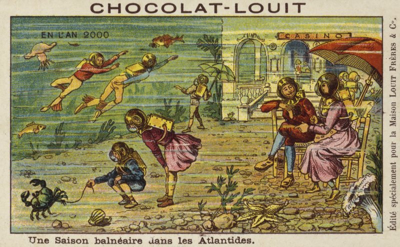 En badeferie på den atlantiske havbund i år 2000 af French School