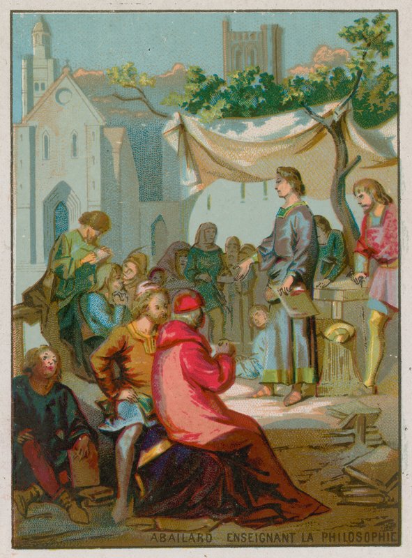 Abelard underviser i filosofi af French School