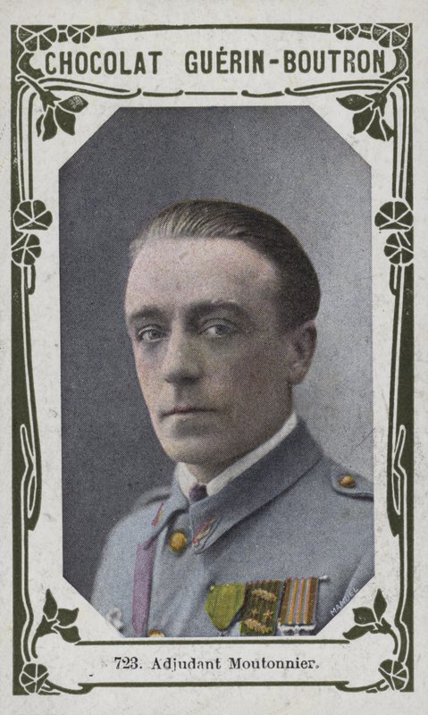 Warrant Officer Moutonnier (farvet foto) af French School