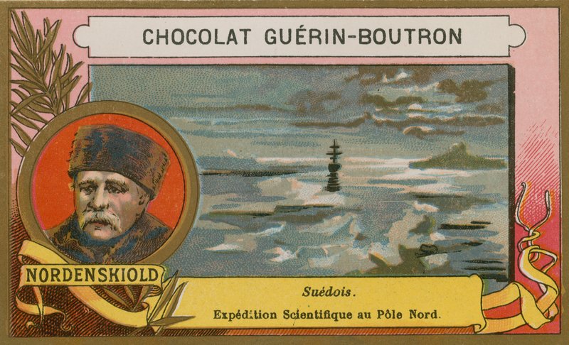 Adolf Erik Nordenskiold, finsk-svensk opdagelsesrejsende fra det 19. århundrede af French School
