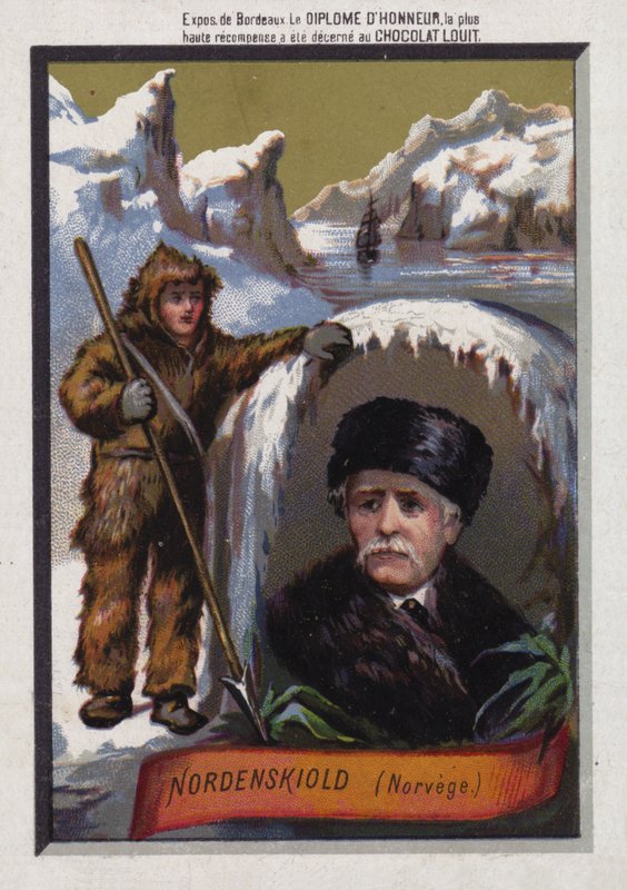 Adolf Erik Nordenskiold, finsk-svensk arktisk opdagelsesrejsende af French School