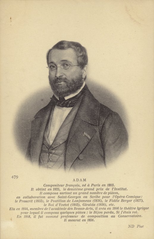 Adolphe Adam, fransk komponist og musikkritiker (1803-1856) af French School