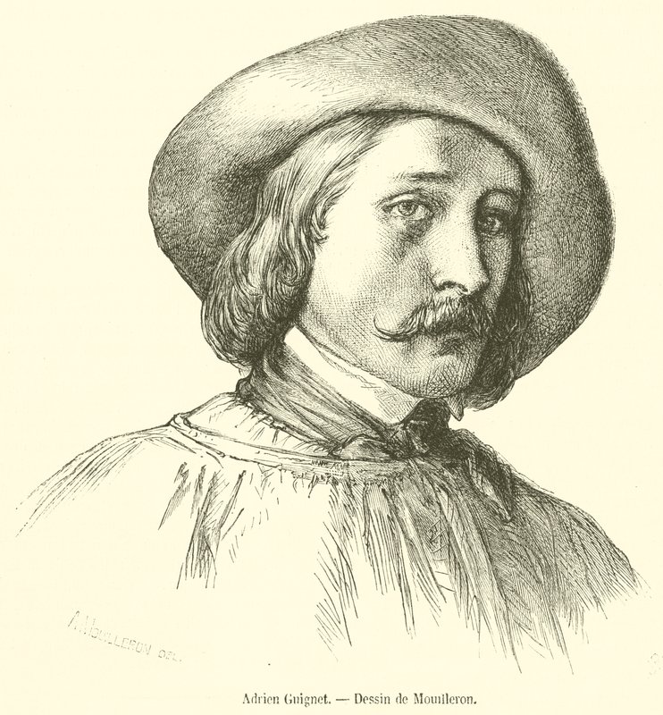 Adrien Guignet (gravering) af French School
