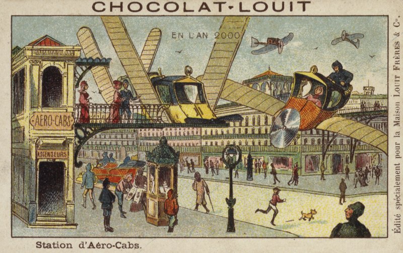 Aero-cab station i år 2000 af French School