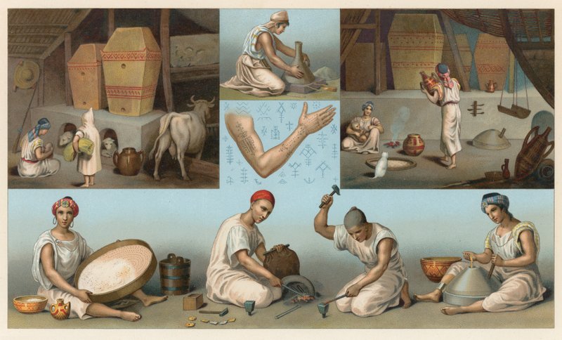 Afrika kostume af French School