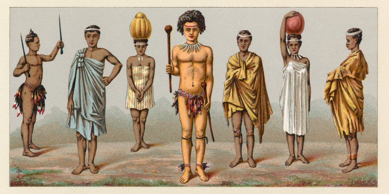 Afrika kostume af French School