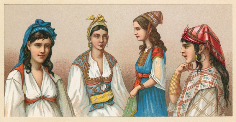 Afrika kostume af French School
