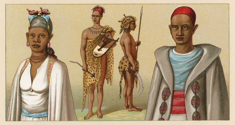 Afrika kostume af French School