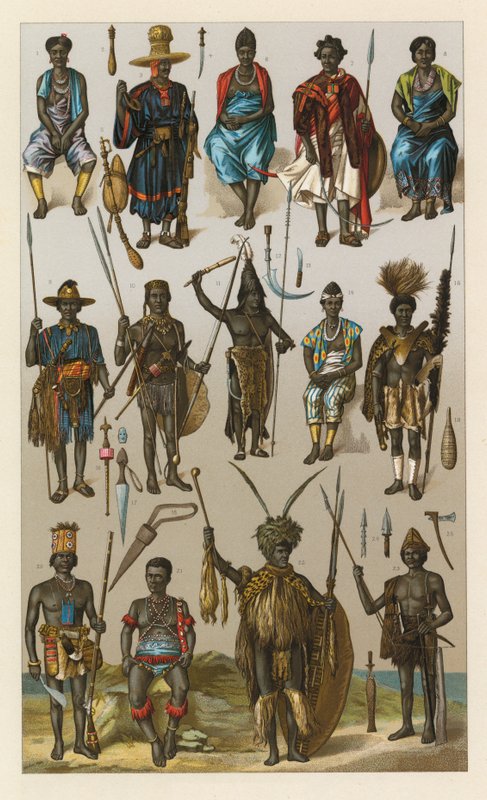 Afrika kostume af French School