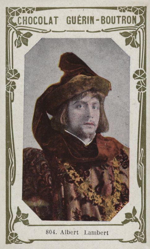 Albert Lambert (farvet foto) af French School