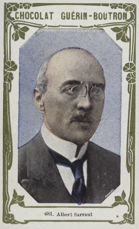 Albert Sarraut (farvet foto) af French School