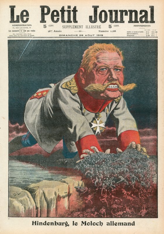 Albert von Hindenburg af French School