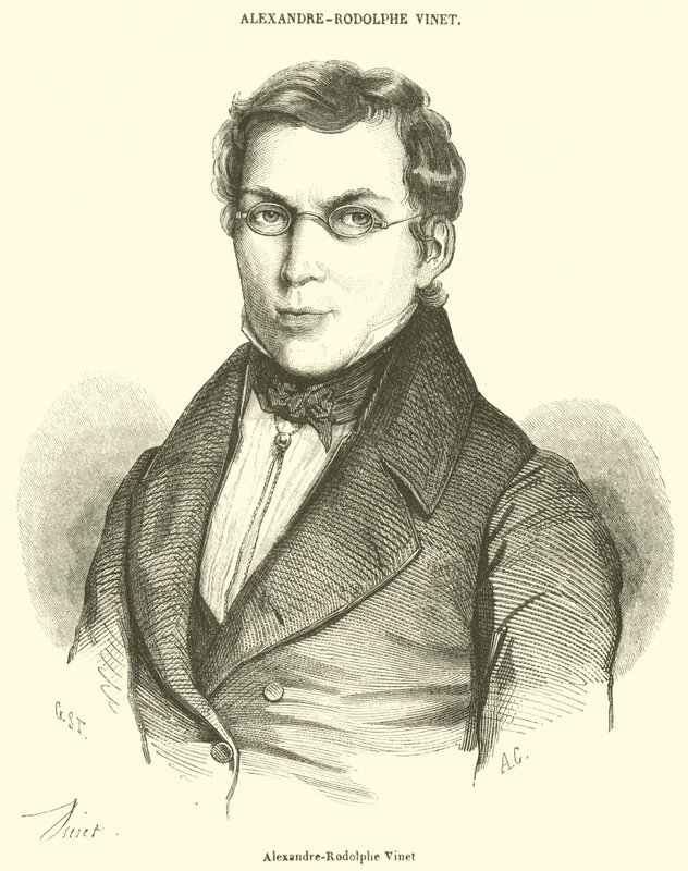 Alexandre-Rodolphe Vinet (engraving) af French School