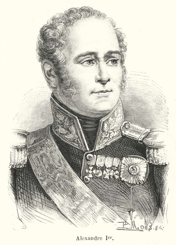 Alexandre Ier (gravering) af French School