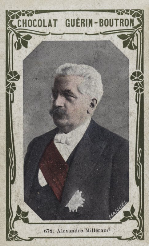 Alexandre Millerand (farvet foto) af French School