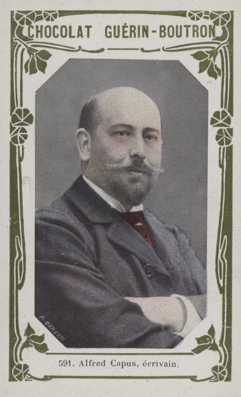 Alfred Capus, ecrivain (farvet foto) af French School