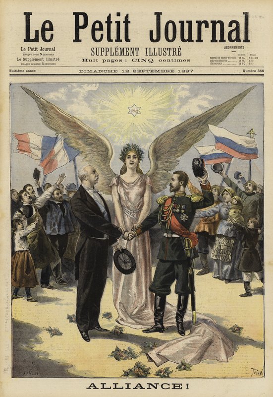 Alliance mellem Frankrig og Rusland, 1897 af French School