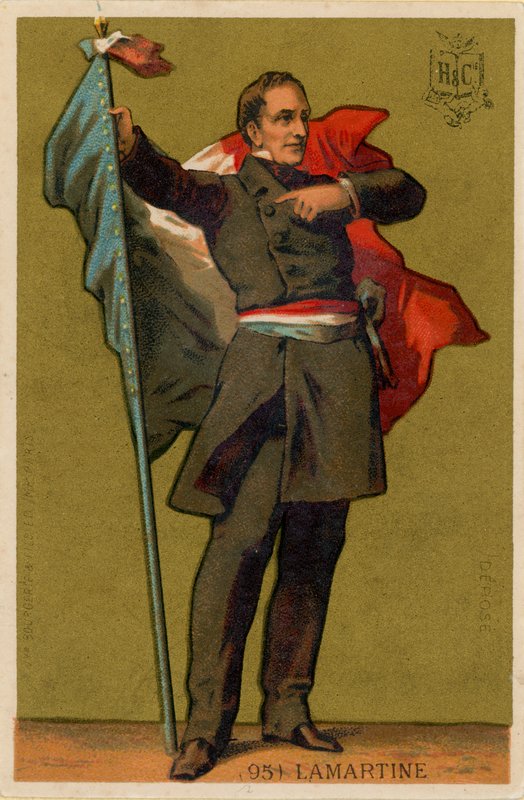 Alphonse de Lamartine af French School