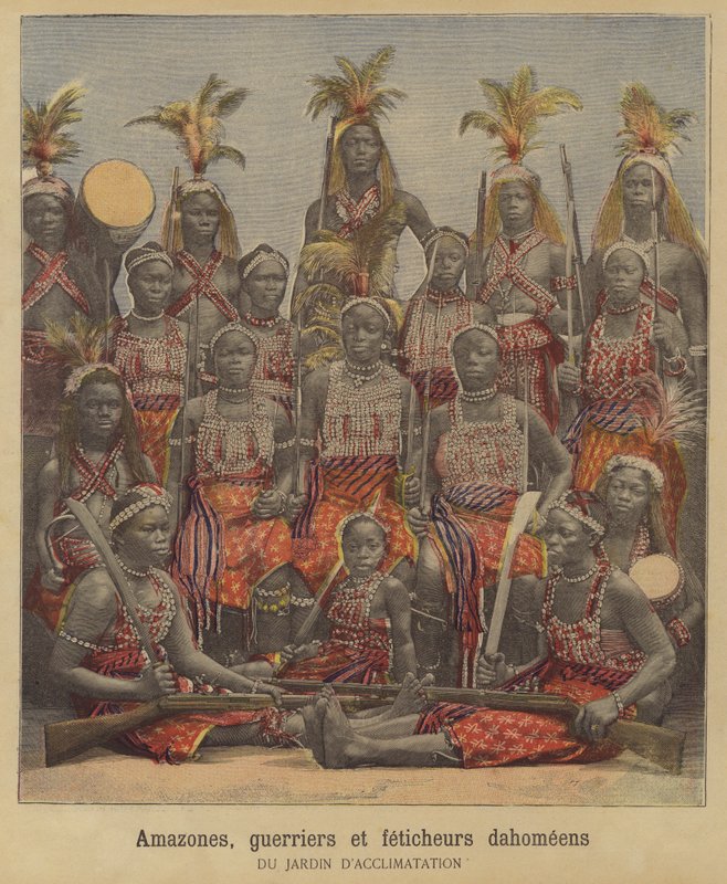 Amazoner, krigere og heksedoktorer fra Dahomey af French School
