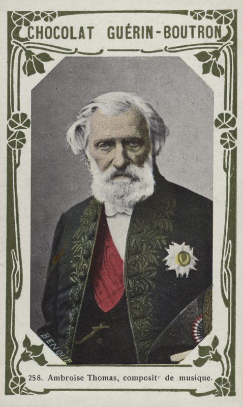 Ambroise Thomas, musikkomponist (farvet foto) af French School