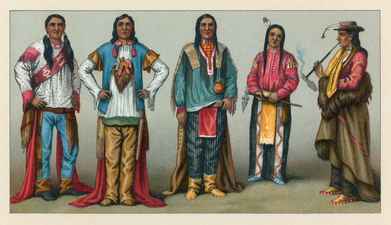 Amerika kostume af French School
